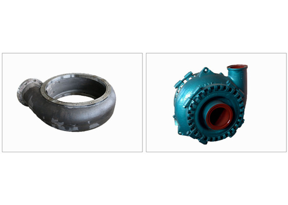 Cubierta Volute 6/4 D-G Anti Abrasive del trazador de líneas de la bomba de la mezcla de la sola etapa