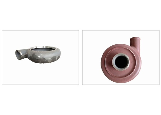 Atar la alta caja de bomba Volute de proceso de la mezcla del trazador de líneas 8/6E- del arrabio de Chrome