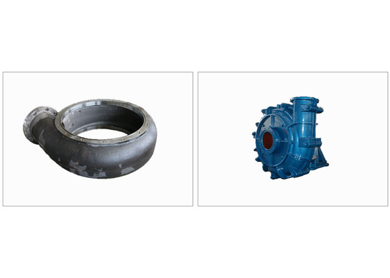 Cubierta Volute 6/4 D-G Anti Abrasive del trazador de líneas de la bomba de la mezcla de la sola etapa