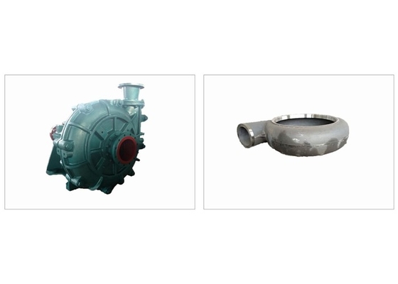 Abrasión anti Volute centrífuga de la cubierta 6/4D- de la bomba de sola etapa de la mina del hierro