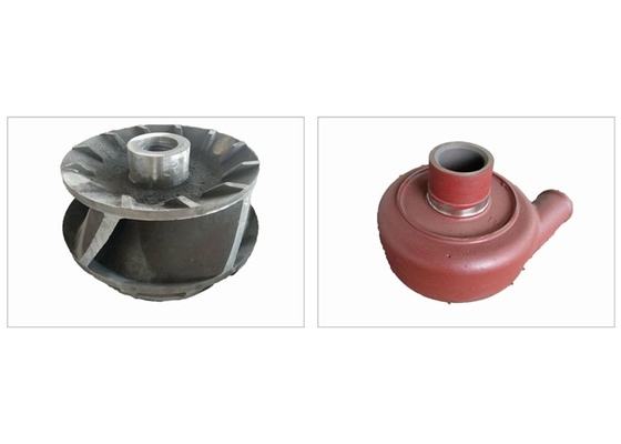 Larga vida abrasiva anti del alto impeledor semiabierto de Chrome de la bomba de explotación minera del hierro