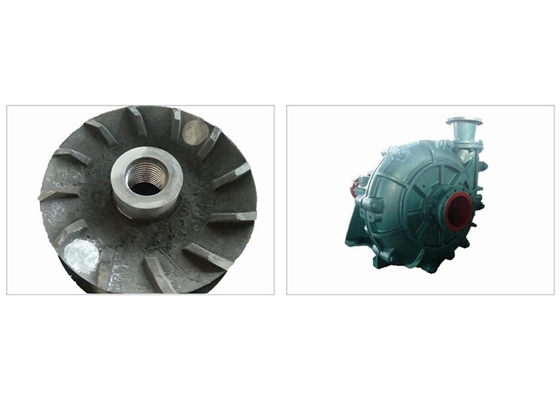 Explotación minera los 200L/M Slurry Pump Parts del hierro 1&quot; - 18&quot; impeledor cerrado del mercado